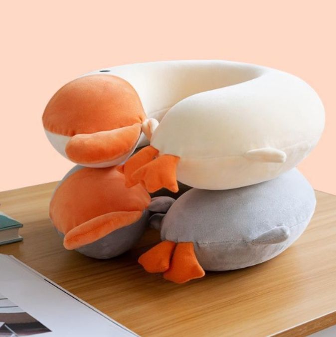 ネックピロー 癒し系小鳥デザイン　低反発