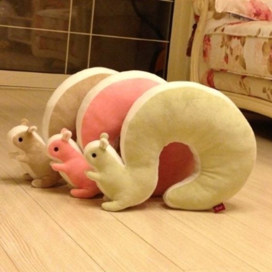 ネックピロー 可愛い動物付き　低反発