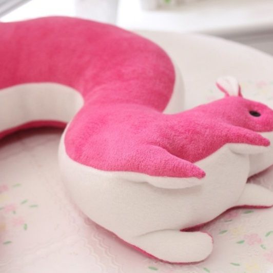 ネックピロー 可愛い動物付き　低反発