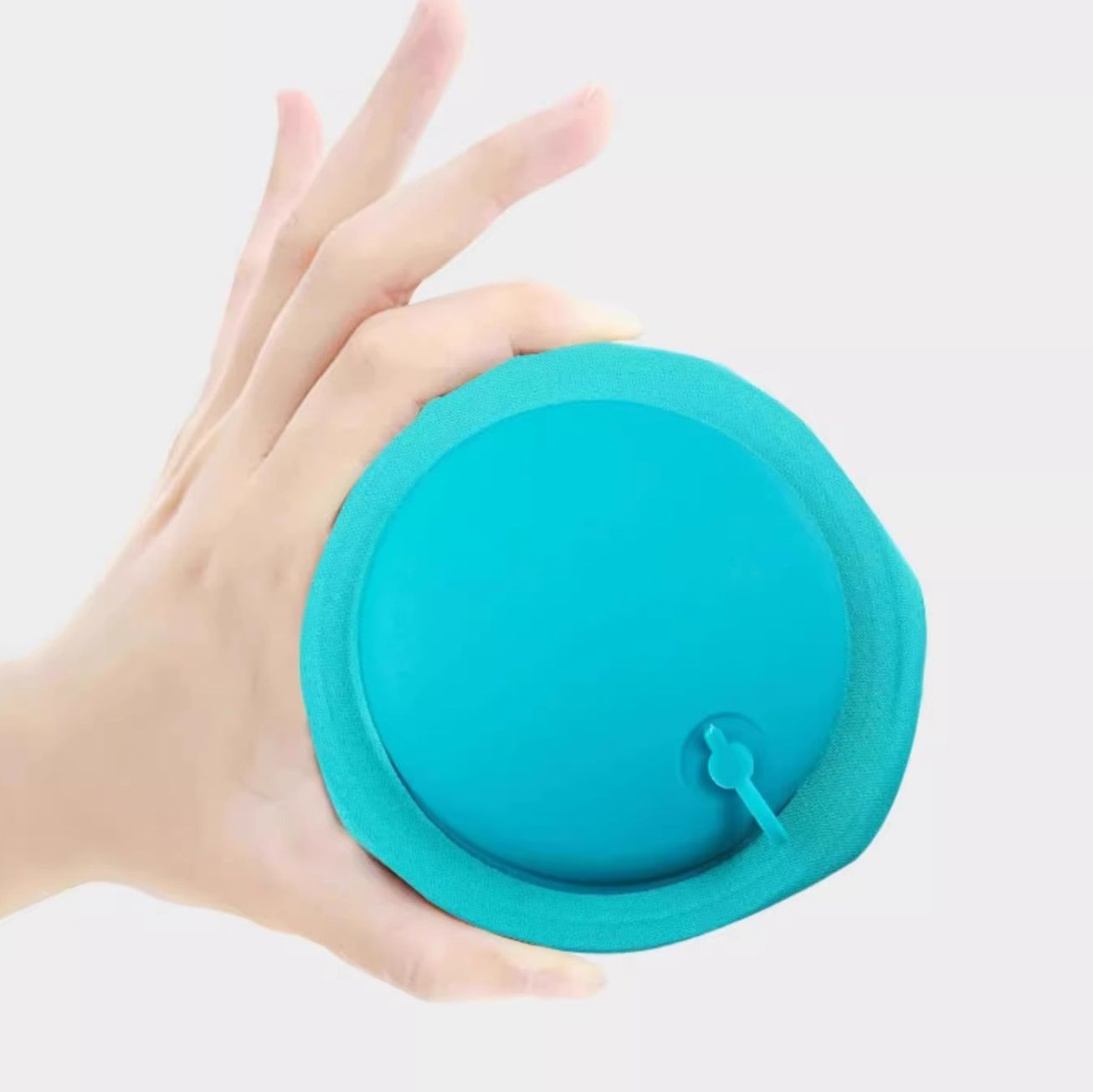 ネックピロー 按圧式空気注入折りたたみ携帯ネックピロー