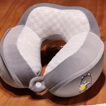 ネックピロー 清涼通気性抜群H型ネックピロー固定式