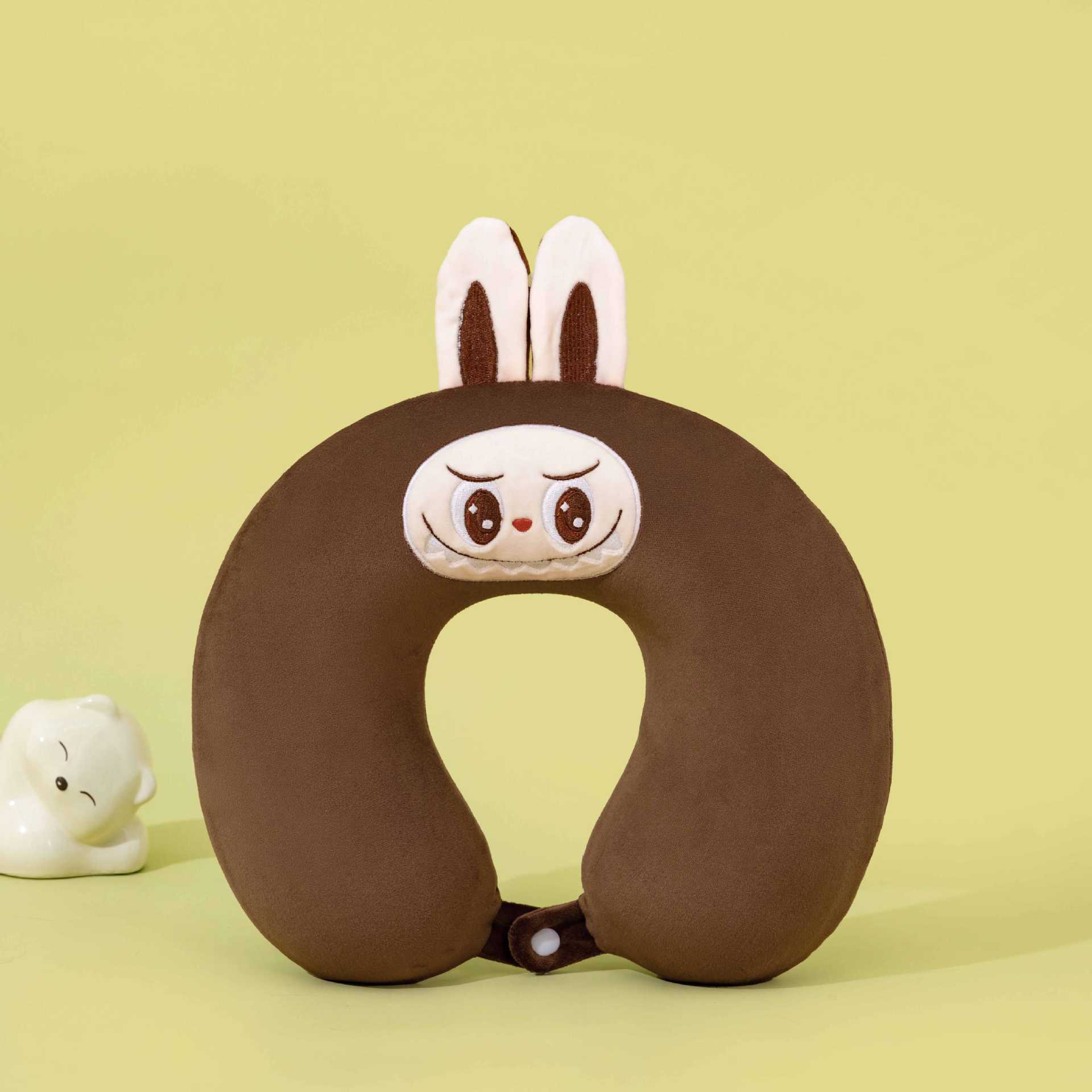 ネックピロー 癒しのうさぎちゃん低反発首枕