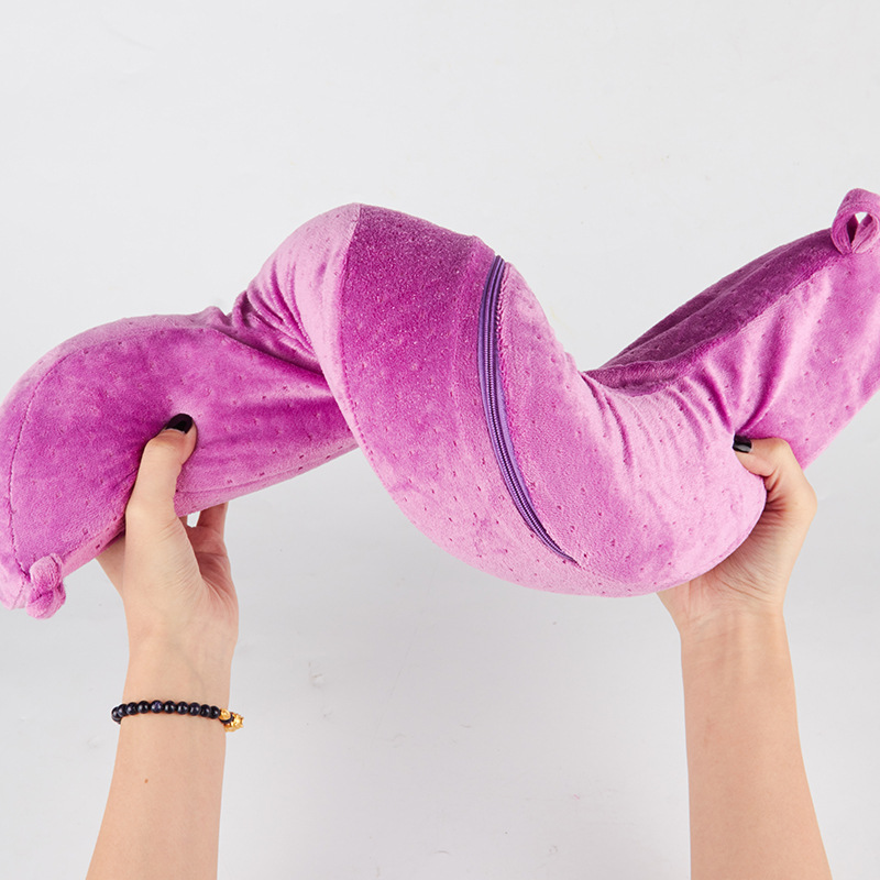 ネックピロー 雲のような柔らかさ低反発首元快眠枕