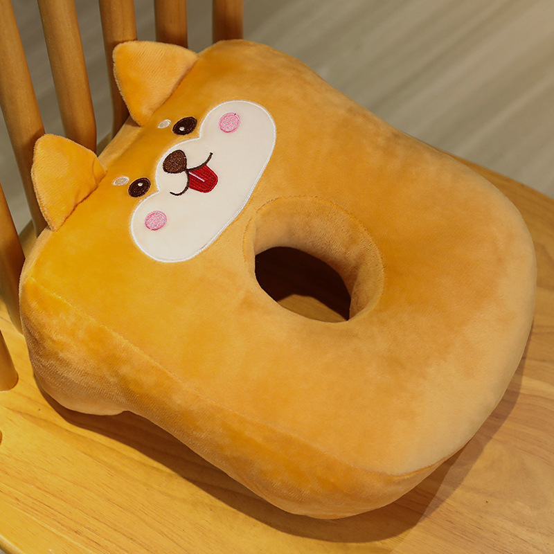 ネックピロー 可愛い動物キャラクター低反発首枕