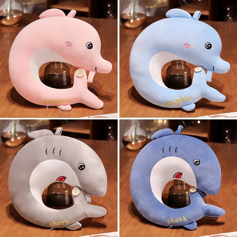 ネックピロー 海の仲間たちもちもち　低反発