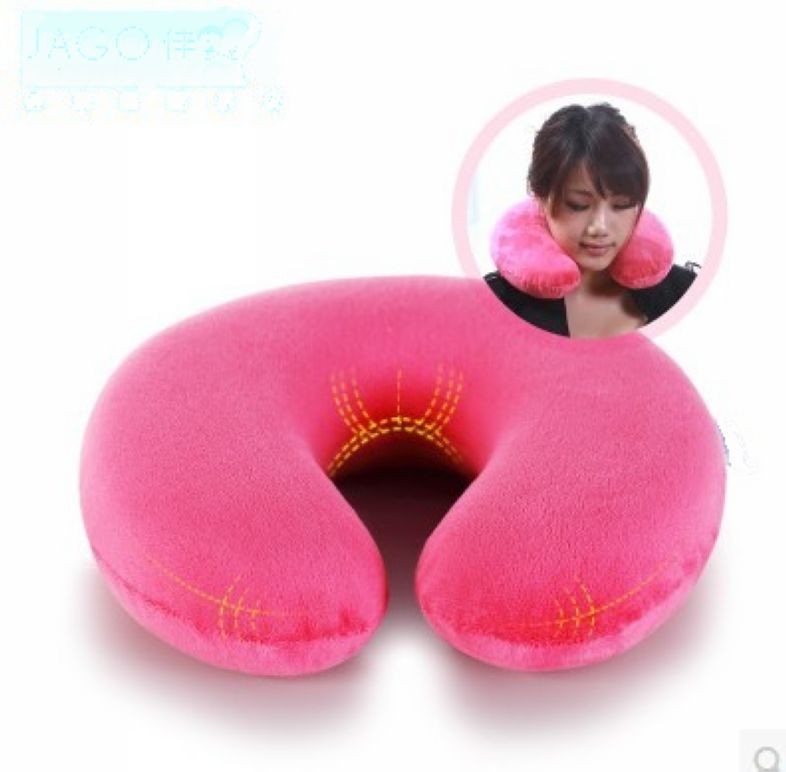 ネックピロー 快適睡眠低反発携帯型旅行用ネックピロー