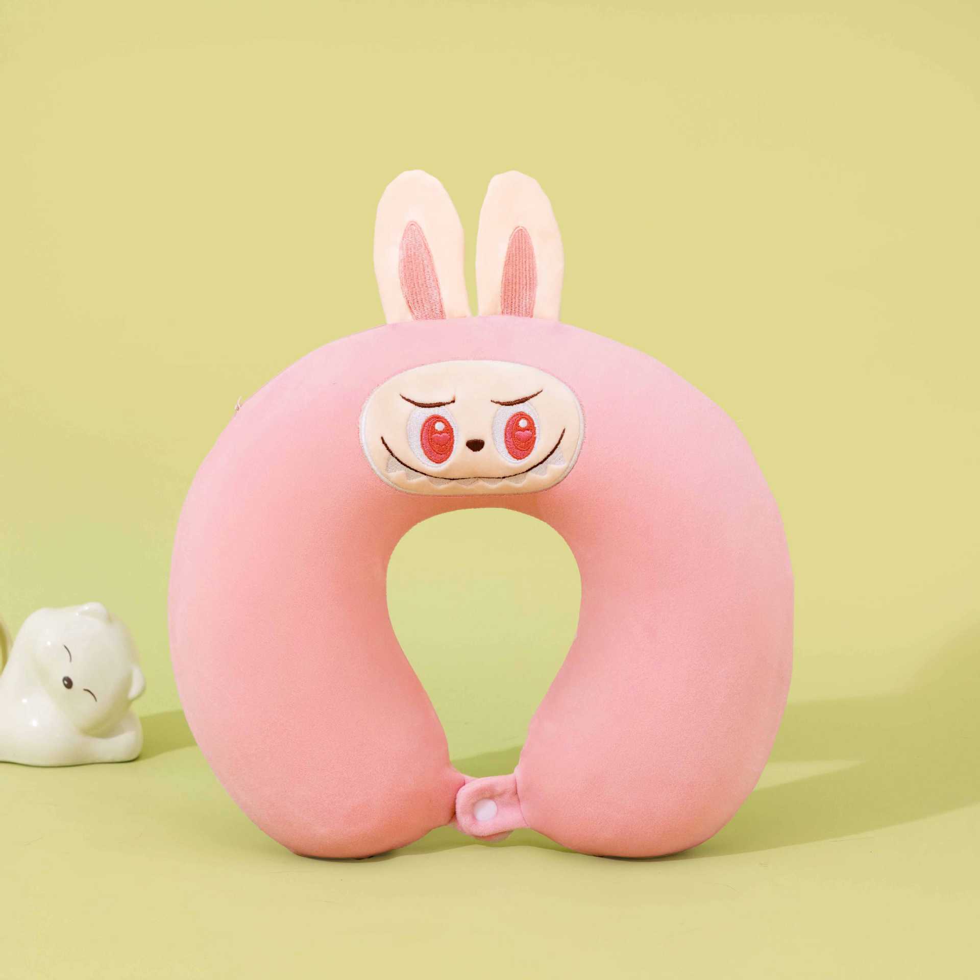 ネックピロー 癒しのうさぎちゃん低反発首枕