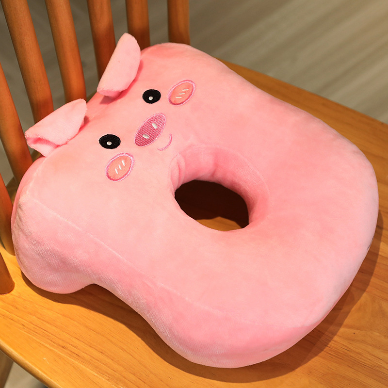 ネックピロー 可愛い動物キャラクター低反発首枕