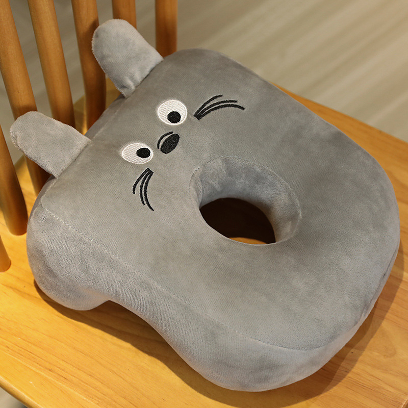 ネックピロー 可愛い動物キャラクター低反発首枕