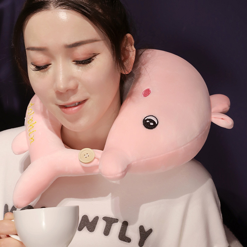 ネックピロー 海の仲間たちもちもち　低反発