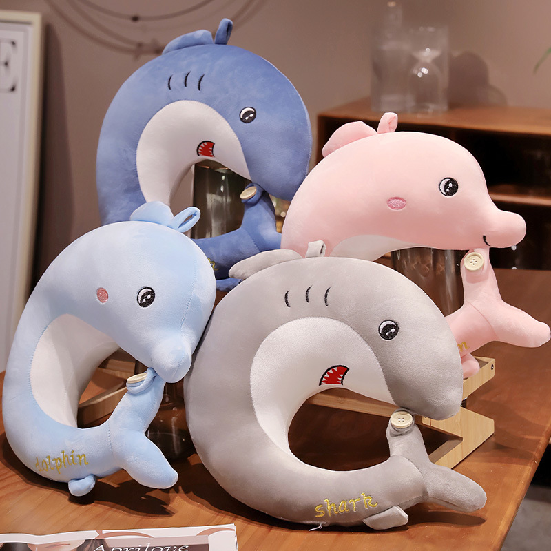 ネックピロー 海の仲間たちもちもち　低反発