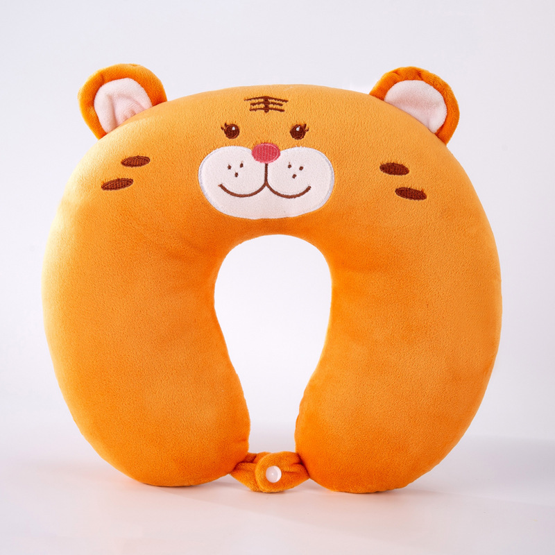 ネックピロー 可愛い動物キャラクター低反発ネックピロー