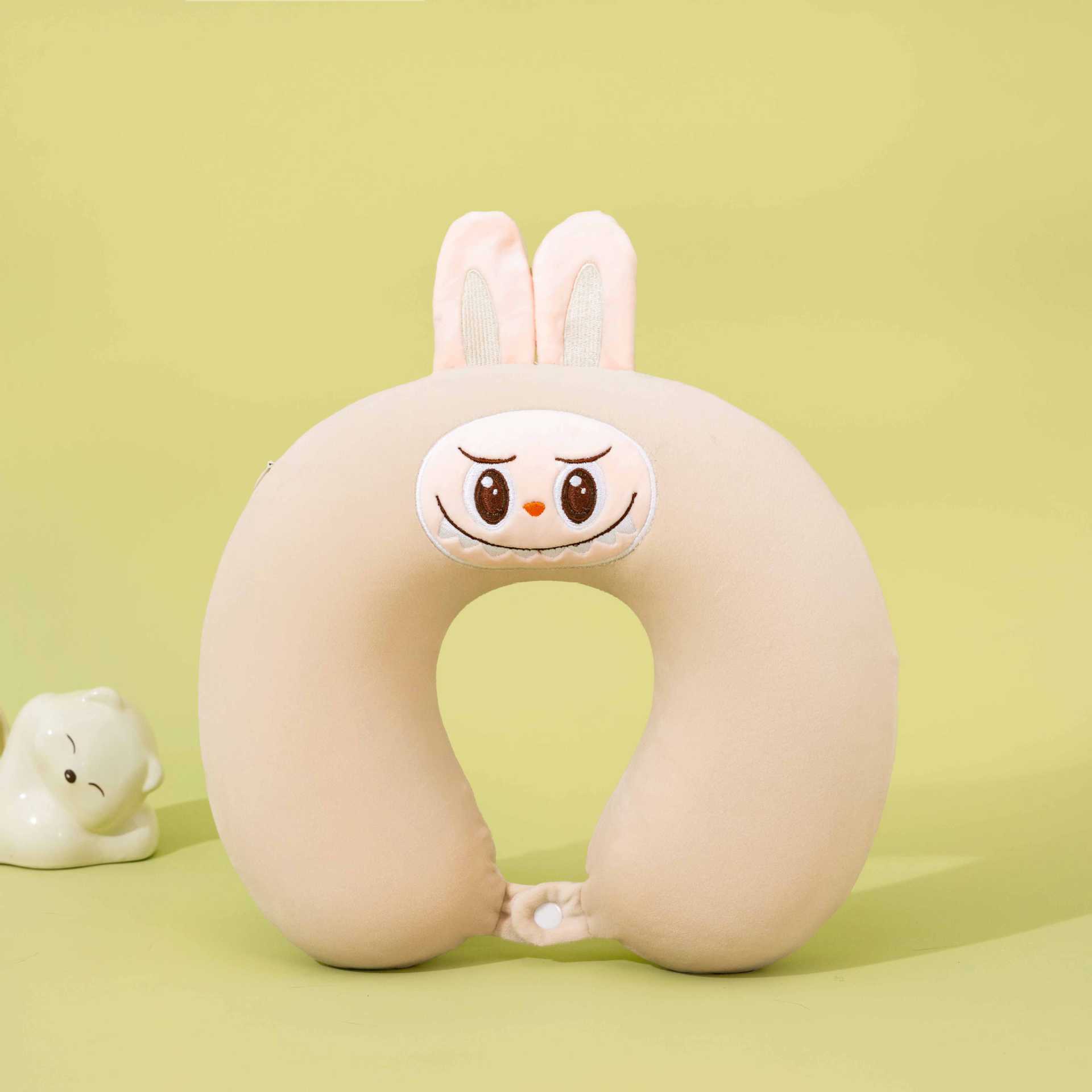 ネックピロー 癒しのうさぎちゃん低反発首枕