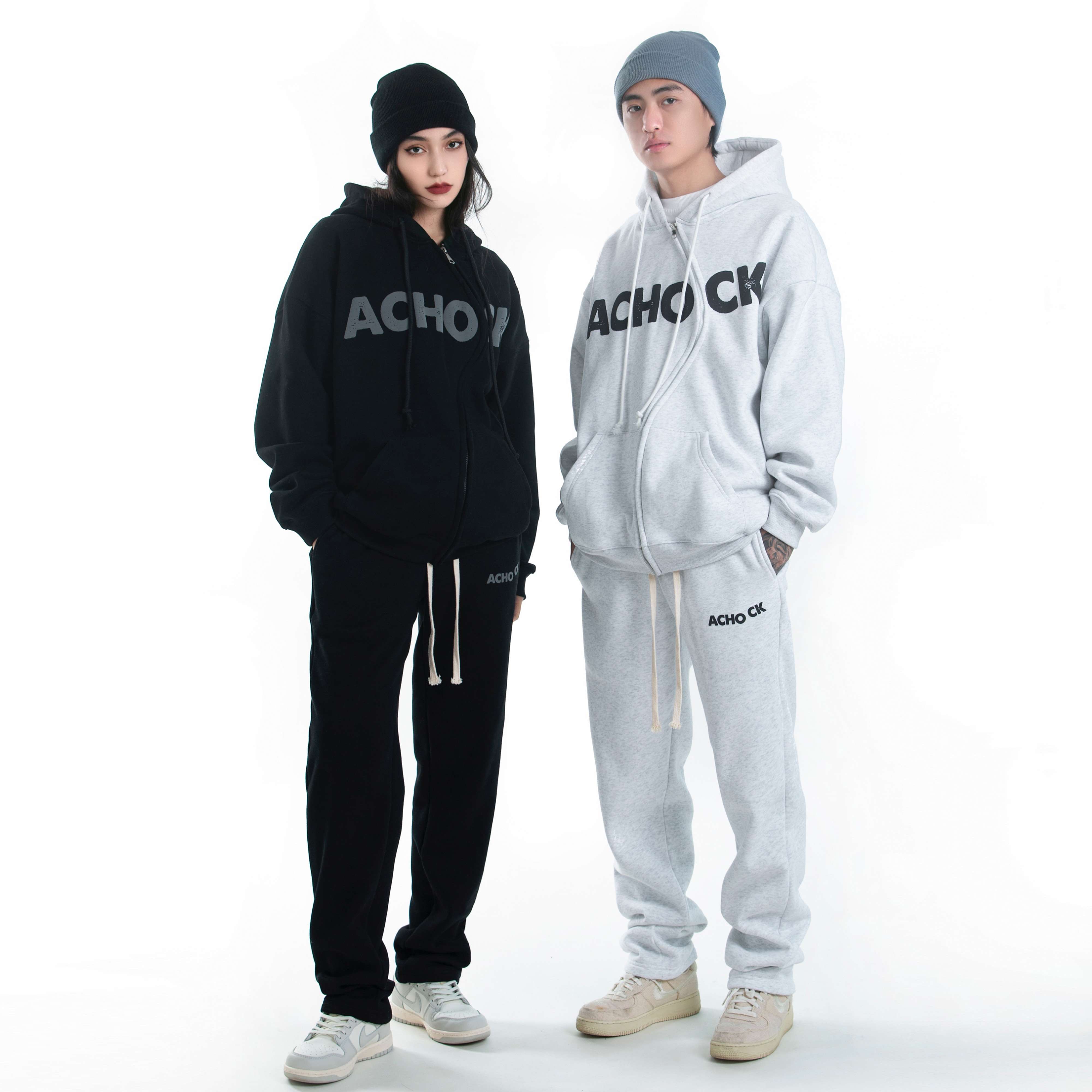 レディース スウェット ACHO CK ロゴ入りセットアップ