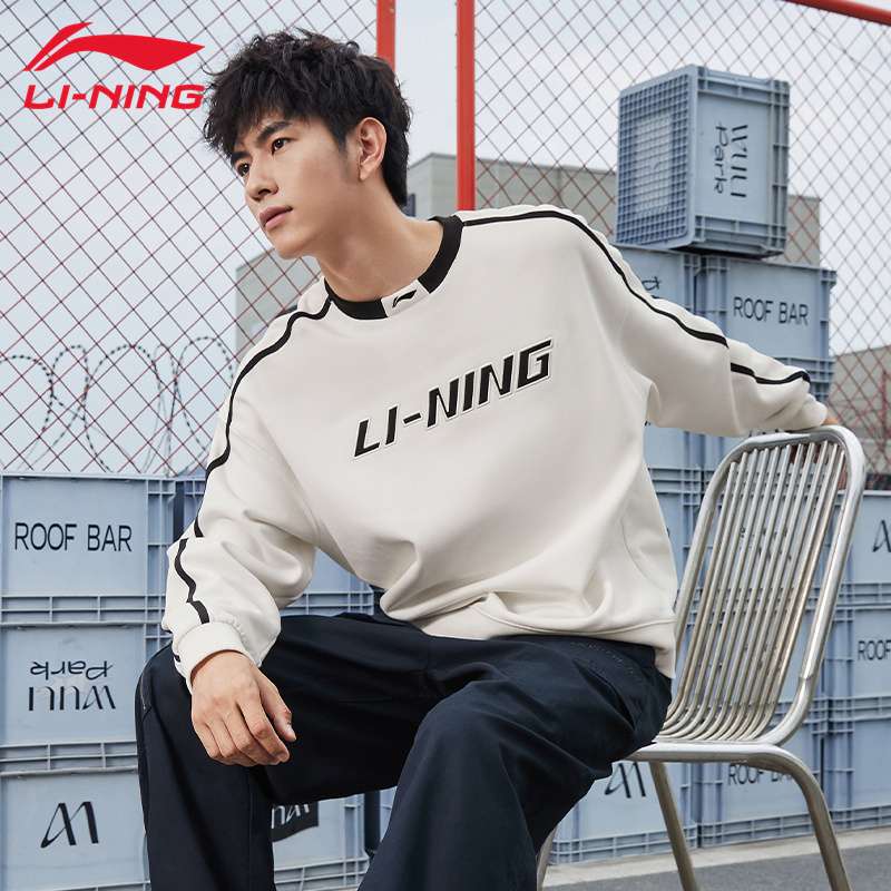 レディース LI-NING ライニング ロゴ入りスポーツスウェット