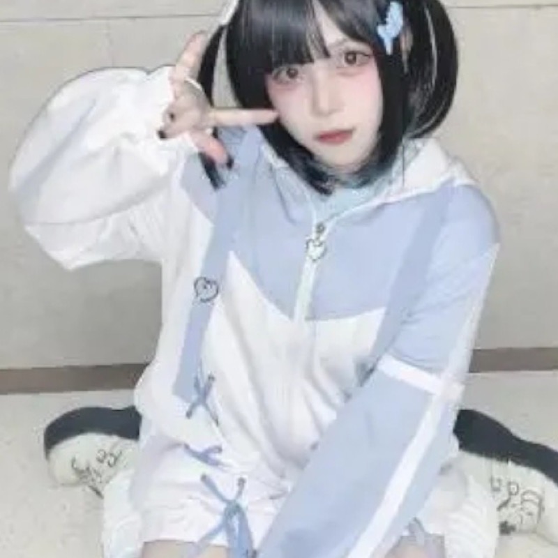 スウェット キッズ ねこ耳フード ジップアップパーカー 子供服