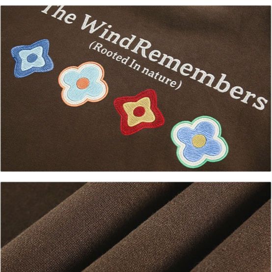 メンズ秋新作丸首刺繍入りゆったりスウェット トップス