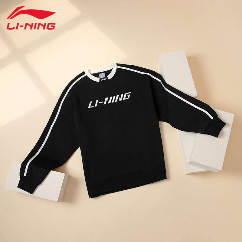 レディース LI-NING ライニング ロゴ入りスポーツスウェット