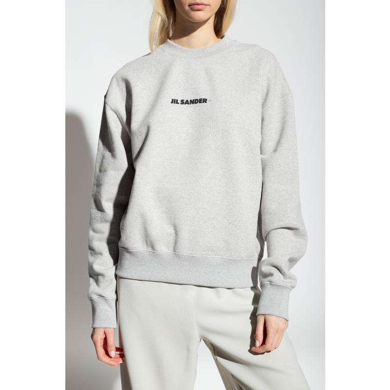 レディース JIL SANDER ロゴ入りクルーネックスウェット