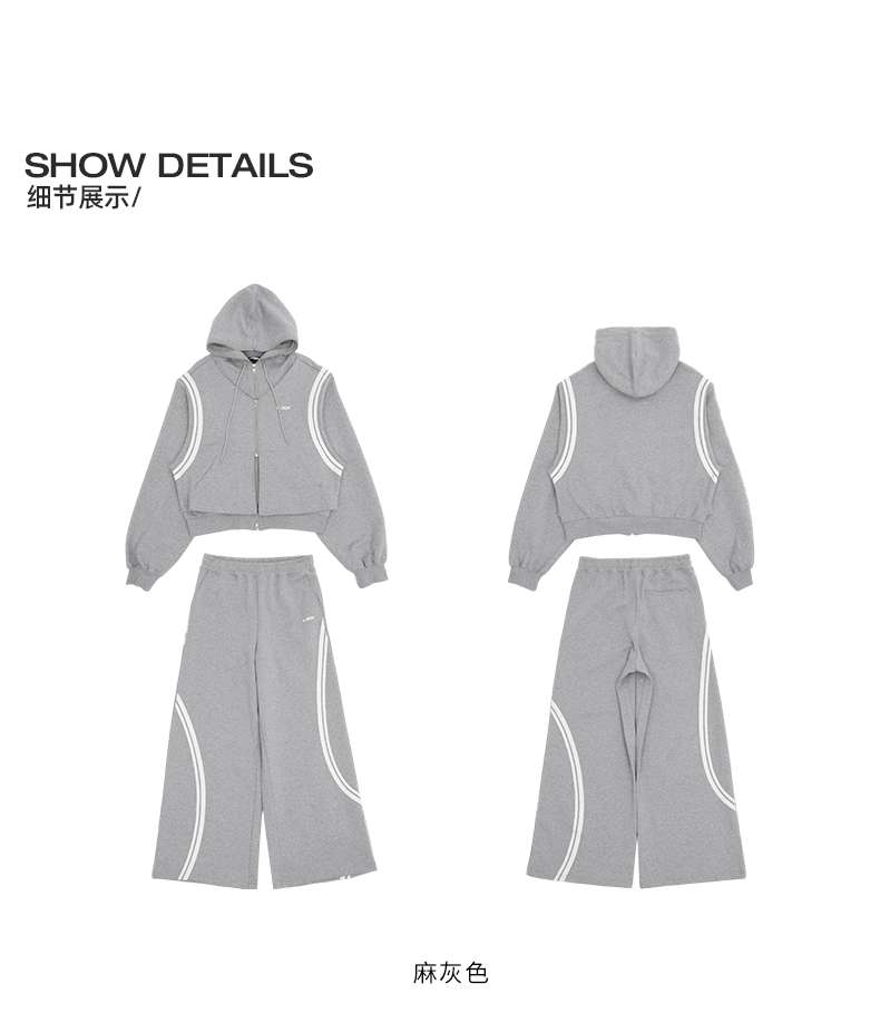 レディース スウェット NERDY スポーティーストライプ ツーピースセット