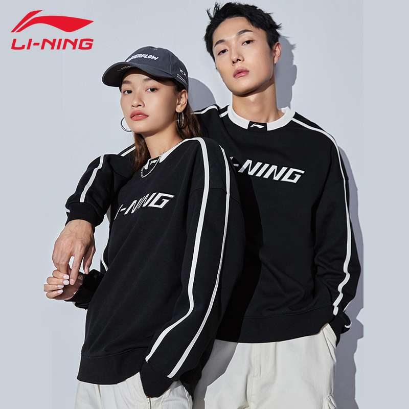 レディース LI-NING ライニング ロゴ入りスポーツスウェット