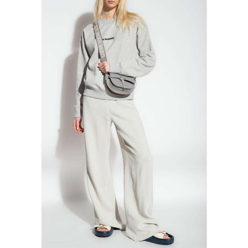 レディース JIL SANDER ロゴ入りクルーネックスウェット