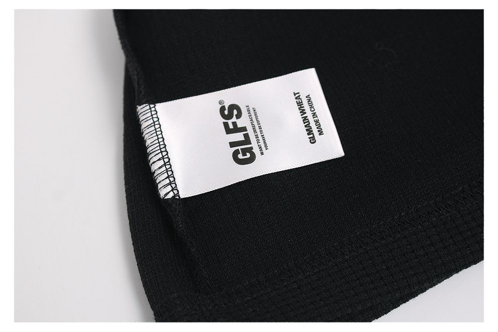 スウェット猫柄プリント長袖 クルーネック   