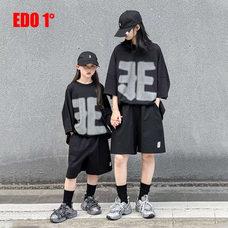 レディース スウェット EDO1°ロゴプリントワイドパンツ