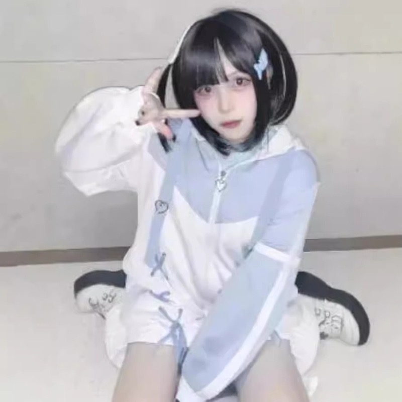 スウェット キッズ ねこ耳フード ジップアップパーカー 子供服