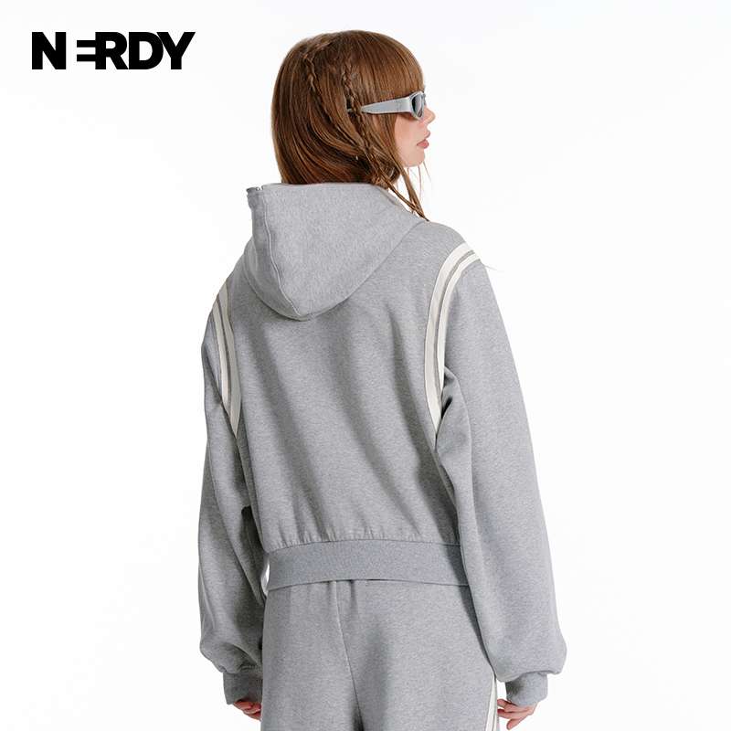 レディース スウェット NERDY スポーティーストライプ ツーピースセット