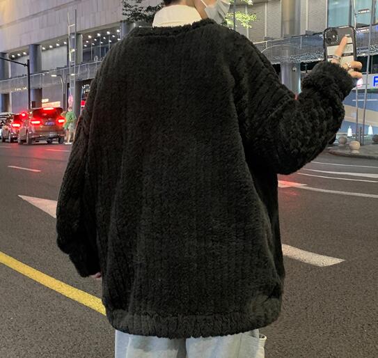 スウェットメンズ 秋冬メンズ ボア素材 防寒トレーナー スウェット