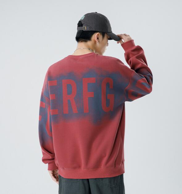 スウェットメンズ メンズ スウェット トレーナー 長袖 プリント クルーネック 秋