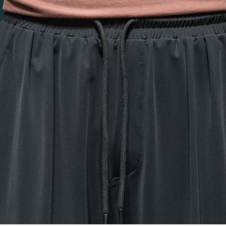 スウェットメンズ ゆったりワイドスウェットパンツ