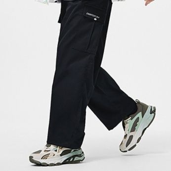 スウェットメンズ ポケットデザイン ゆったりパンツ