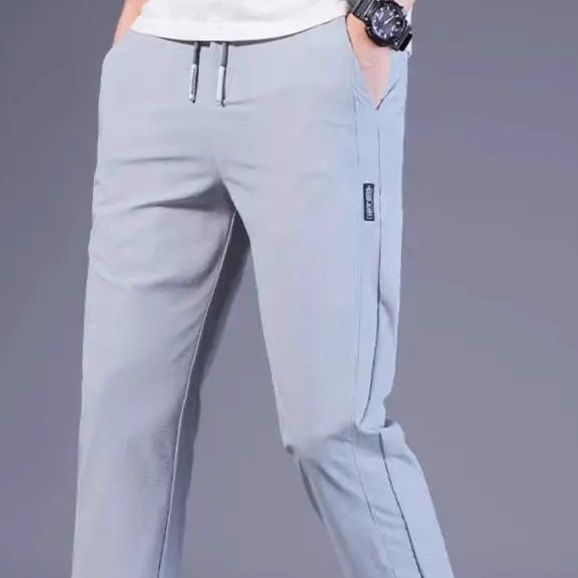 スウェットメンズ シンプル細身スウェットパンツ