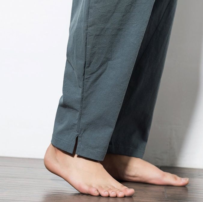 スウェットメンズ 立体デザイン ゆったりスウェットパンツ