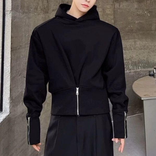 スウェットメンズ フード付きスウェットパーカー メンズ ジップアップ