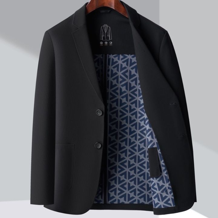 スウェットメンズ テーラード襟ジャケット風カーディガン