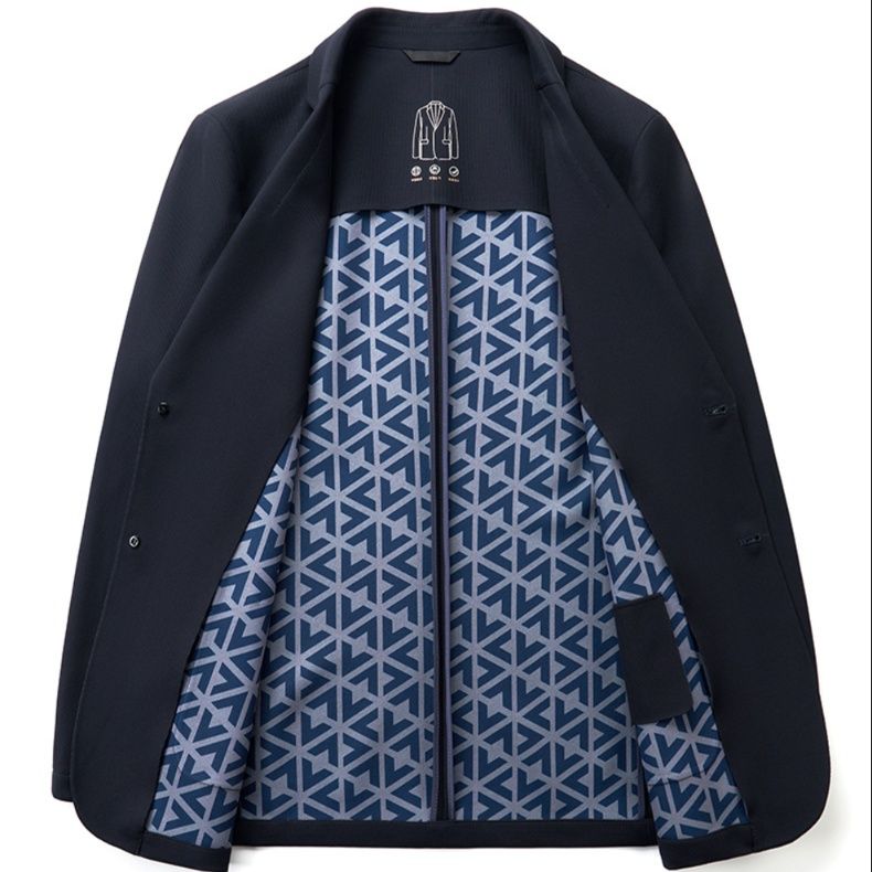 スウェットメンズ テーラード襟ジャケット風カーディガン