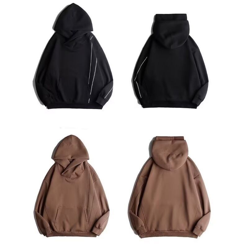 スウェットメンズ ゆったりオーバーサイズ裏起毛プルオーバー　パーカー