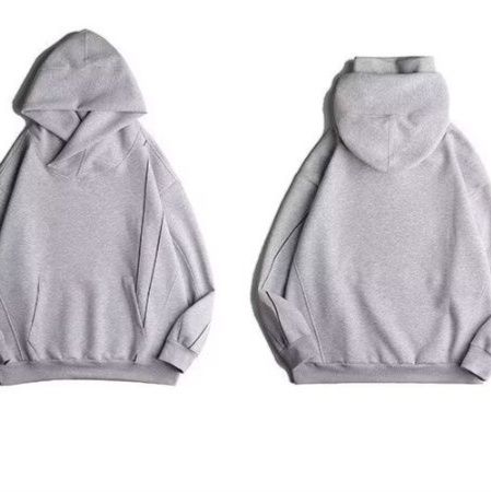 スウェットメンズ ゆったりオーバーサイズ裏起毛プルオーバーパーカー