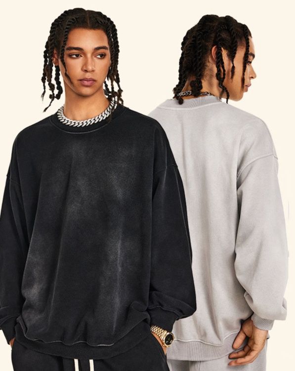 スウェットメンズ メンズ ヴィンテージ風 裏起毛 トレーナー 男女兼用 無地 スウェット