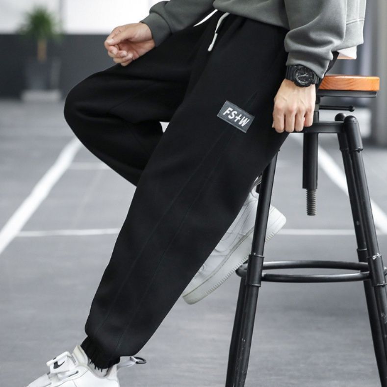 スウェットメンズ 裾リブ仕様のゆったりシルエット裏起毛スウェットパンツ