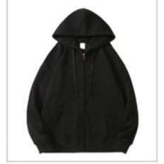 スウェットメンズ ベーシックジップアップフード付きスウェットパーカー