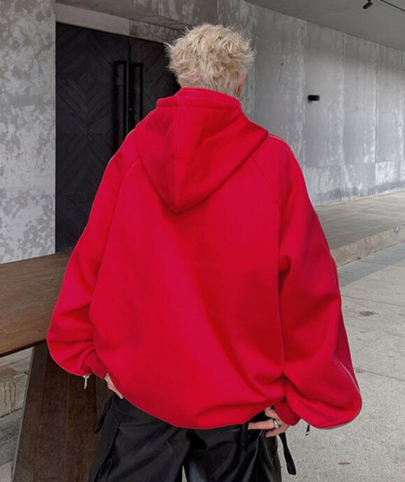 スウェットメンズ メンズ フード付き スウェット パーカー 黒 十字刺繍