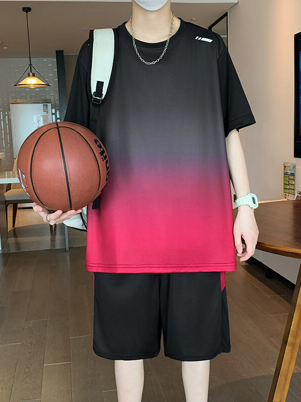 スウェットメンズ グラデーションスポーツセットアップ