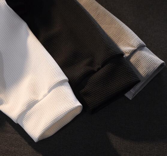 スウェットメンズ メンズ裏起毛スウェット袖ライン入りクルーネック長袖