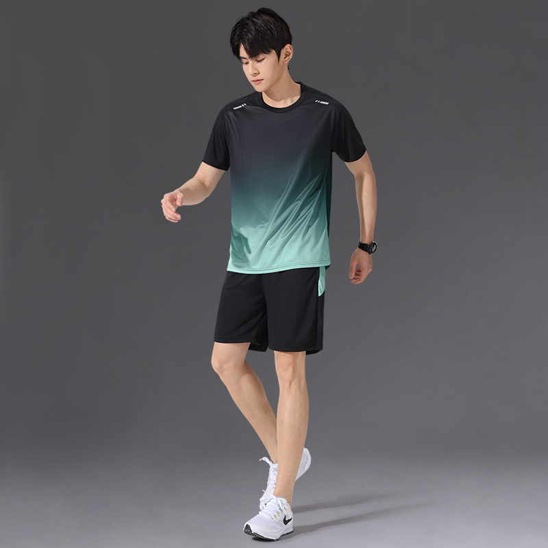 スウェットメンズ グラデーションスポーツセットアップ