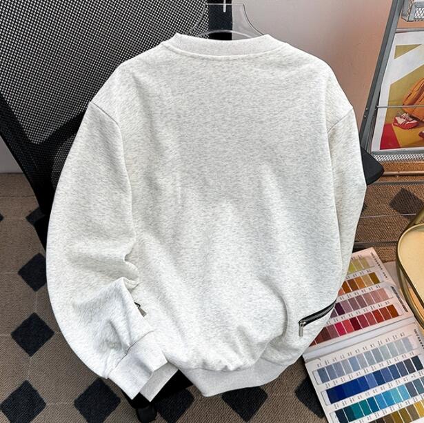 スウェットメンズ 秋冬メンズスウェット ジップデザイントレーナー