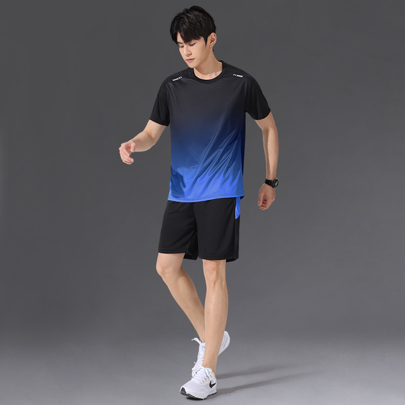 スウェットメンズ グラデーションスポーツセットアップ